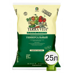 Грунт универсальный, 25л, Живая Земля, Норд Палп 
