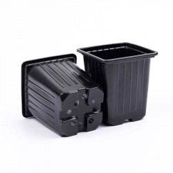  Горшок для рассады V-0,55л. 9*9*10 квадр/формованный