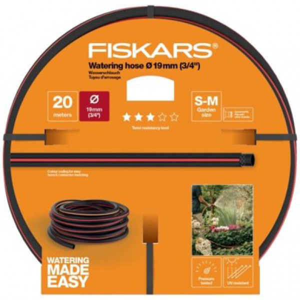 Шланг "Fiskars" Ø 19мм (3/4") 20м Q3