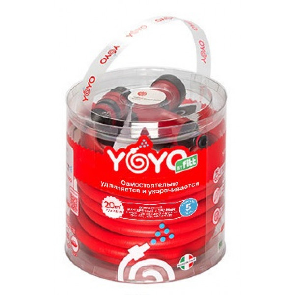 Шланг "Fitt" Садовый растягивающийся YOYO 20м